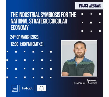 Webinar : the industrial symbiosis for the national strategic circular economy