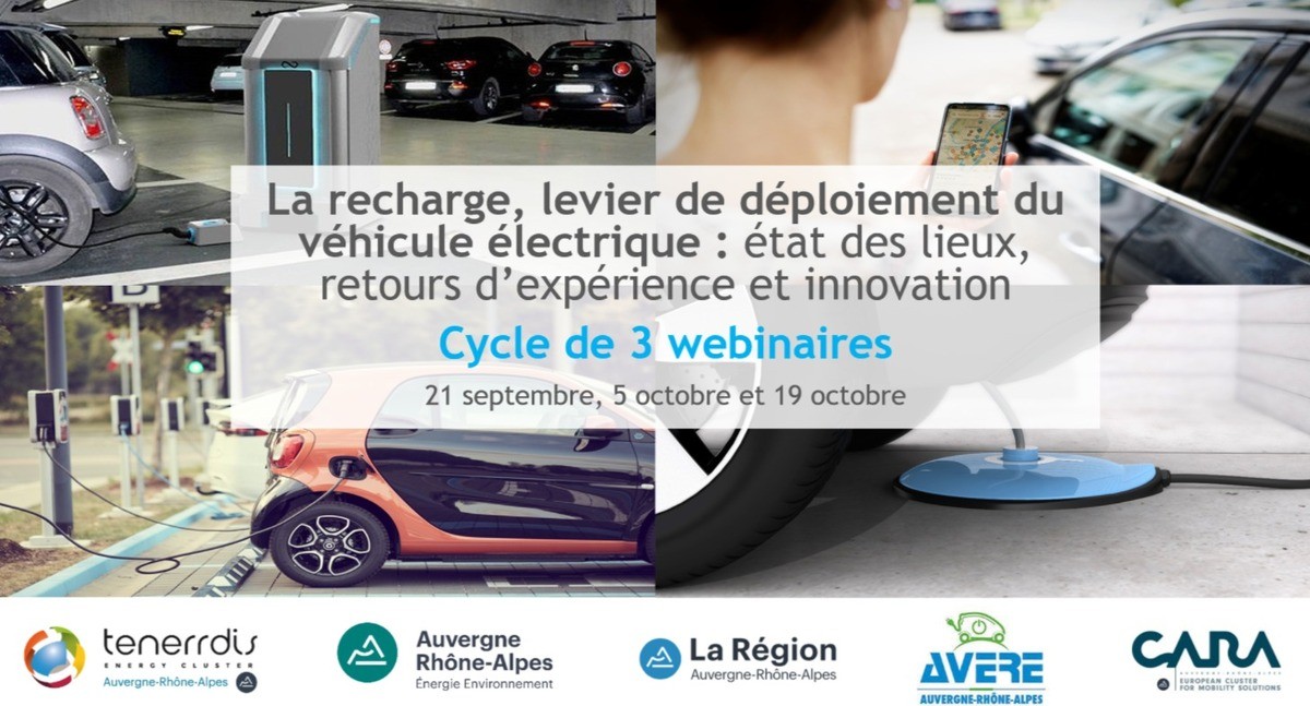 [Cycle de webinaires] La recharge, levier de développement du véhicule électrique : état des lieux, REX et innovation