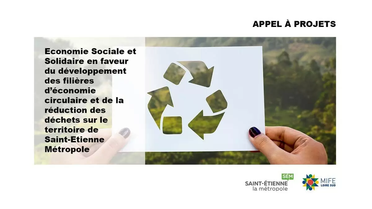 Appel à projets pour la réduction des déchets à destination des acteurs de l'Economie Sociale et Solidaire