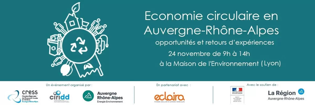 Invitation : Matinale économie circulaire en Auvergne-Rhône-Alpes