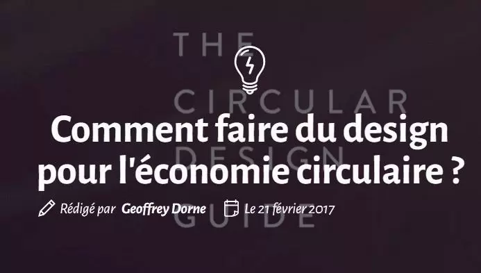 How to design for the circular economy?