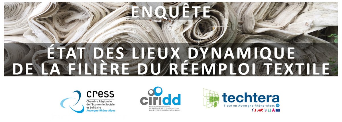 Répondez à la grande enquête sur le réemploi du textile en Auvergne Rhône-Alpes