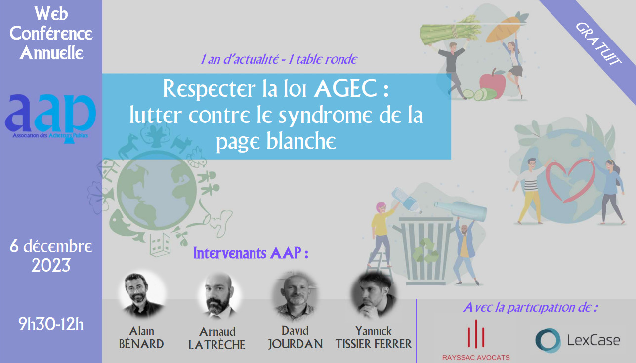 Respecter la loi AGEC :  lutter contre le syndrome de la  page blanche