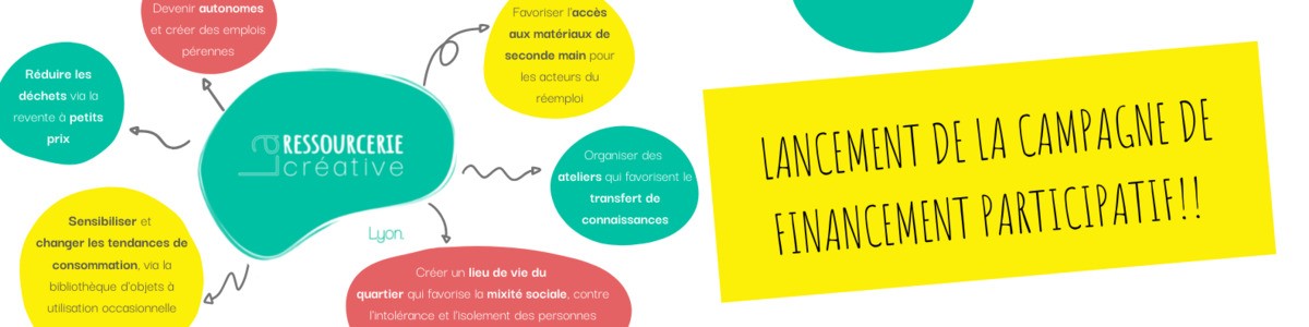 Lancement du financement participatif de la Ressourcerie Créative de Lyon !